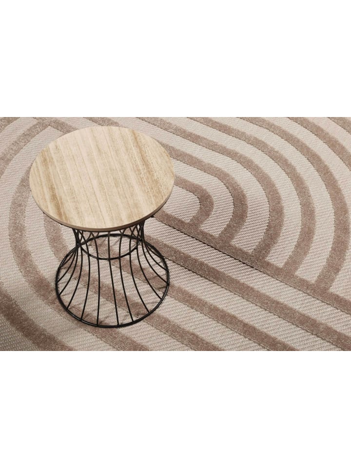 ESPRIT Outdoorteppich Spirit in beige, sand günstig kaufen 120 cm rund