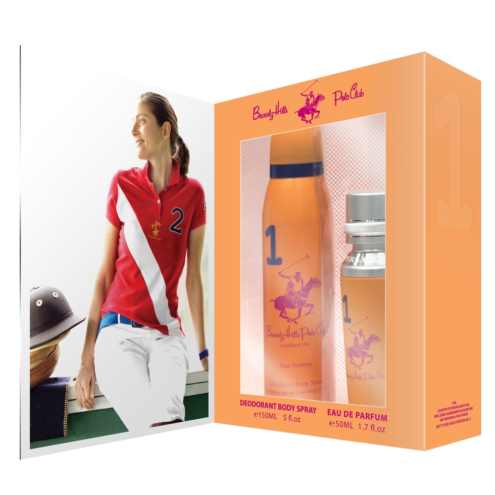 Beverly hills polo club BEVERLY HILLS POLO CLUB SPORT FEMME N°1 Coffret Eau de parfum