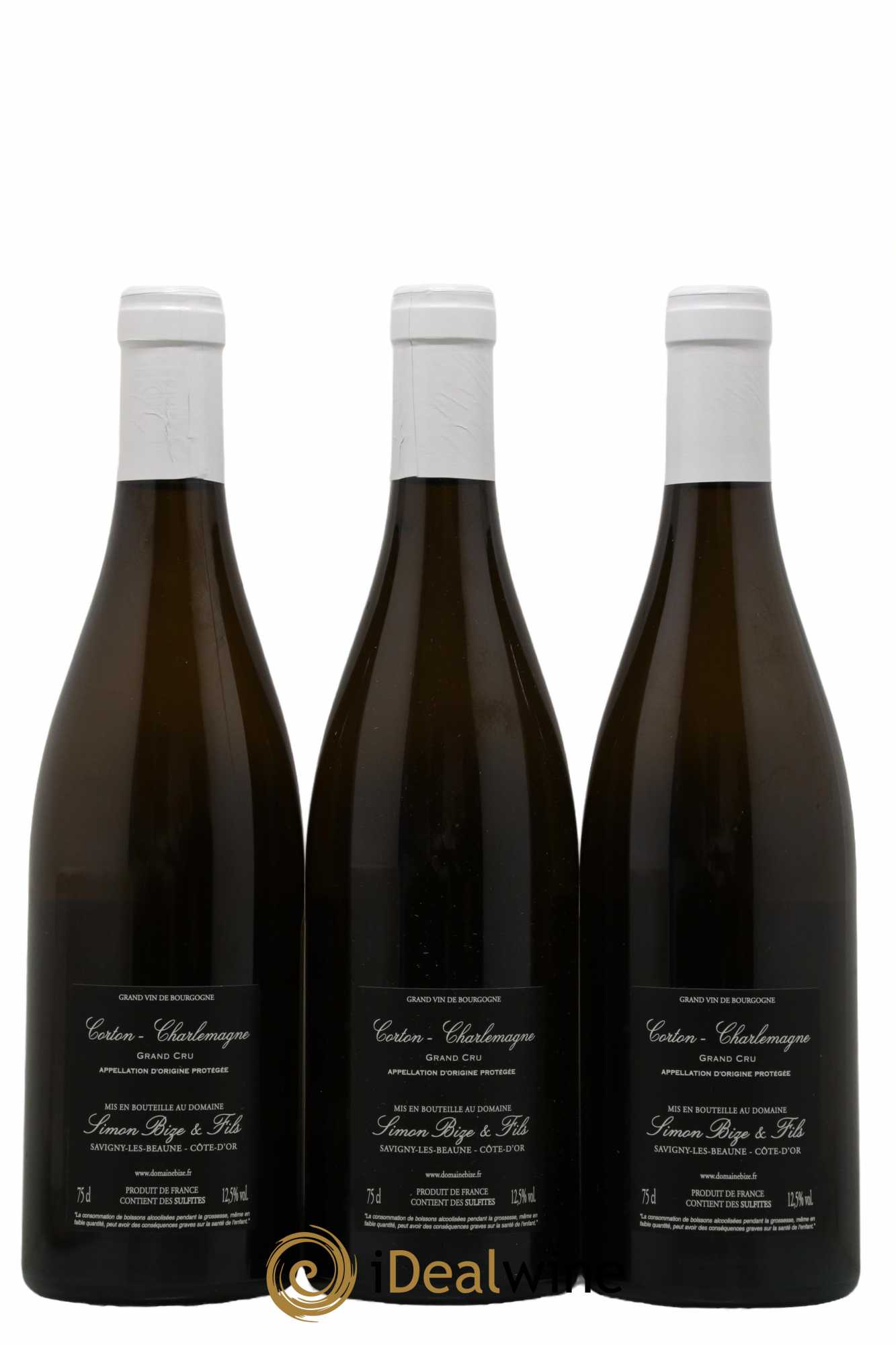 Corton-Charlemagne Grand Cru Simon Bize & Fils  2020 - Lot de 3 Bouteilles