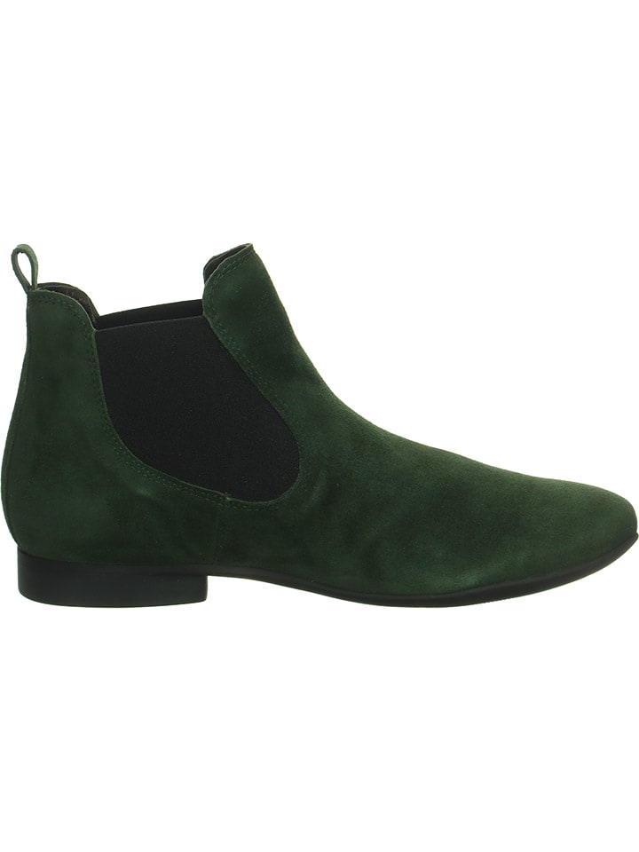 Think! Leder-Chelsea-Boots in Grün günstig kaufen