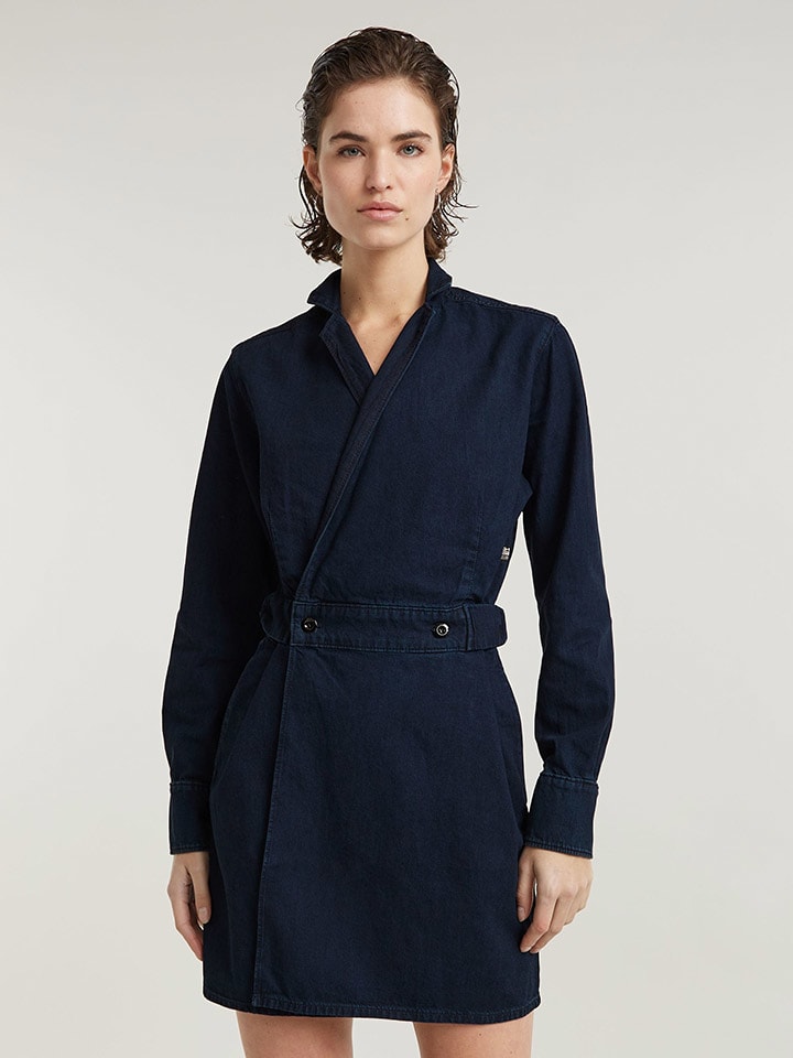 G-Star Kleid in Dunkelblau günstig kaufen