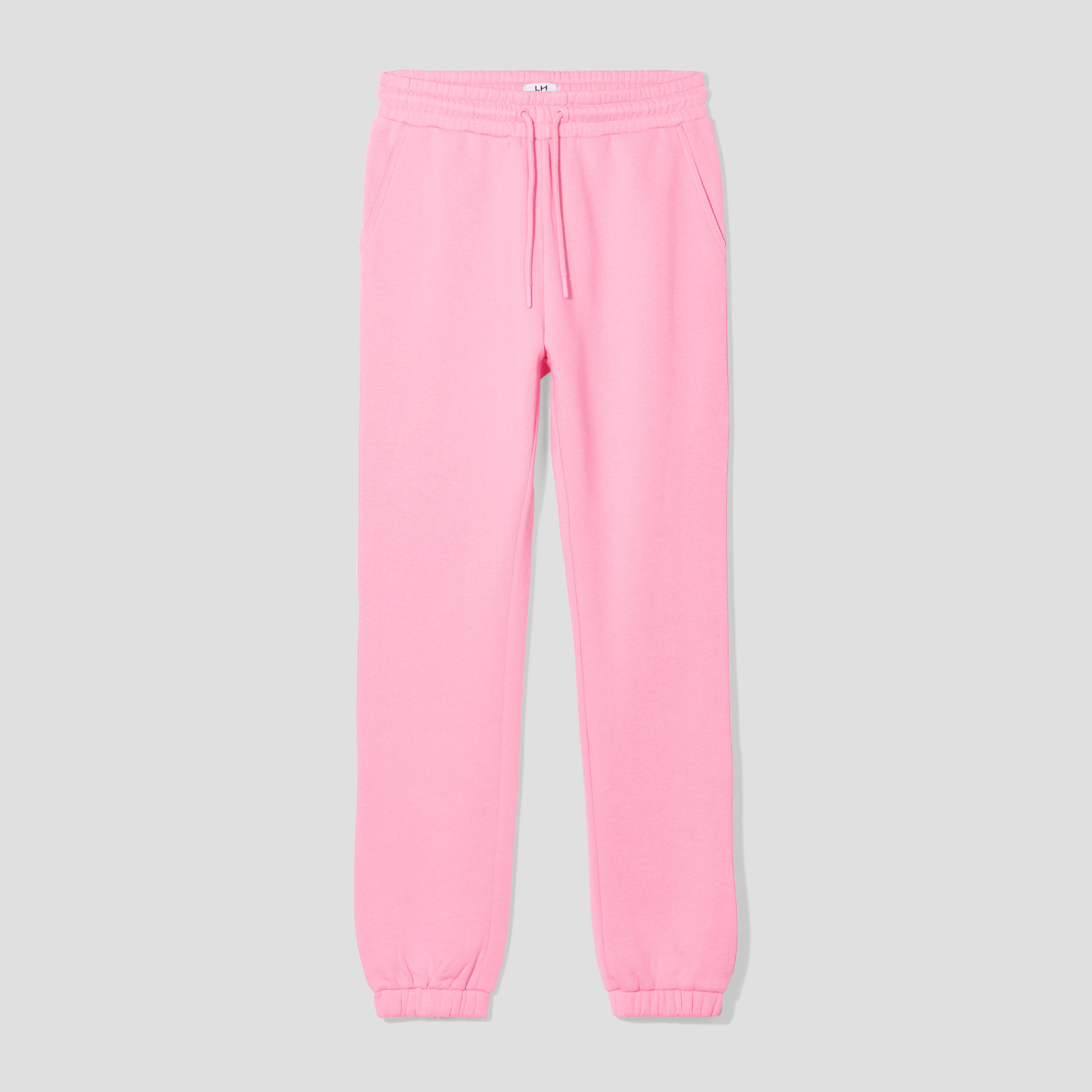 Pantalon jogging droit molleton rose femme | La Halle