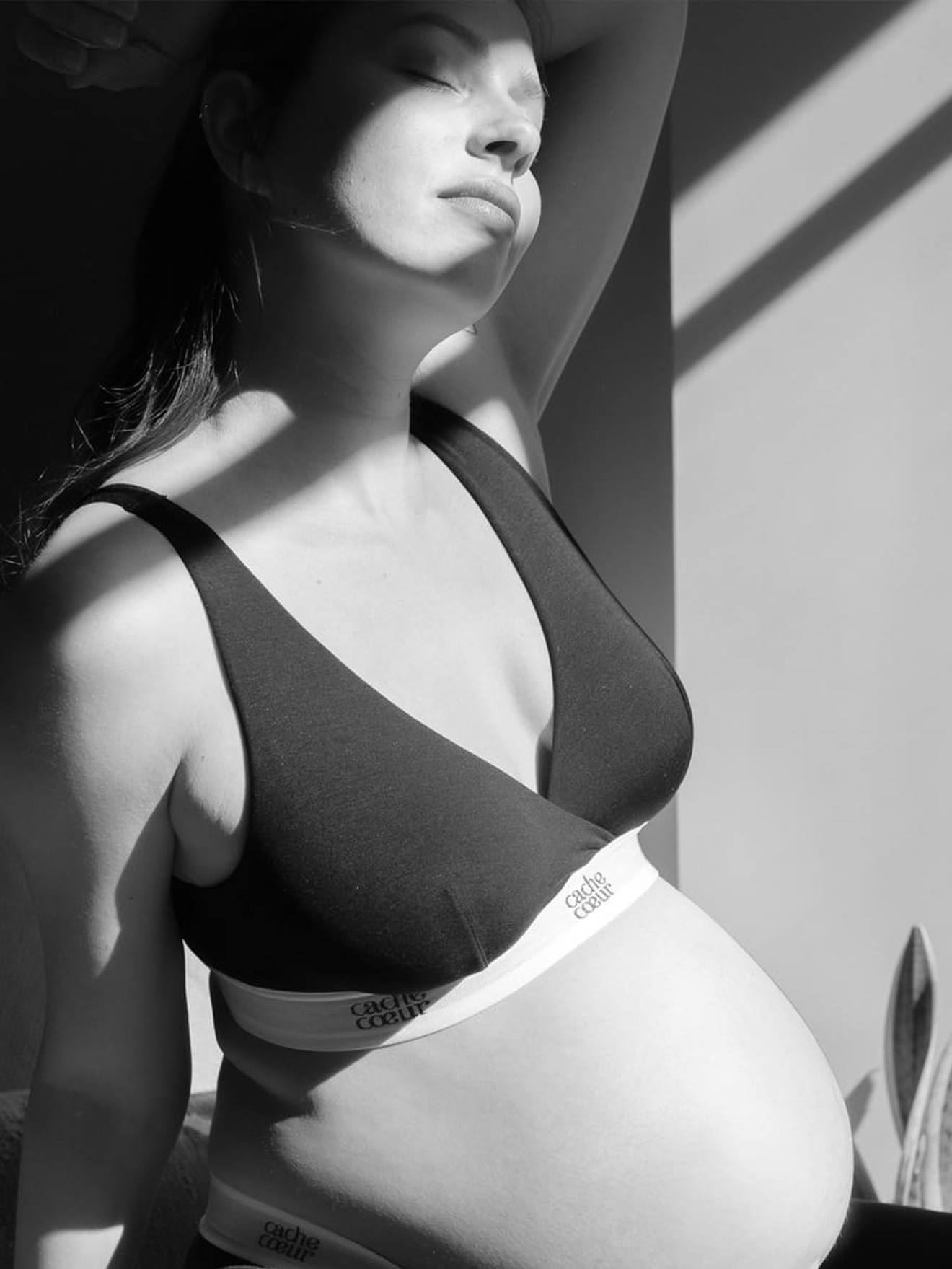 Brassière de maternité et d'allaitement Life CACHE COEUR noir