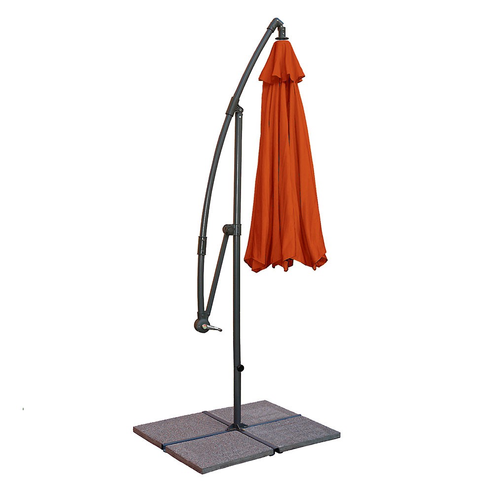 Solax Sunshine Aluminium-Ampelschirm Ø300cm, terrakotta