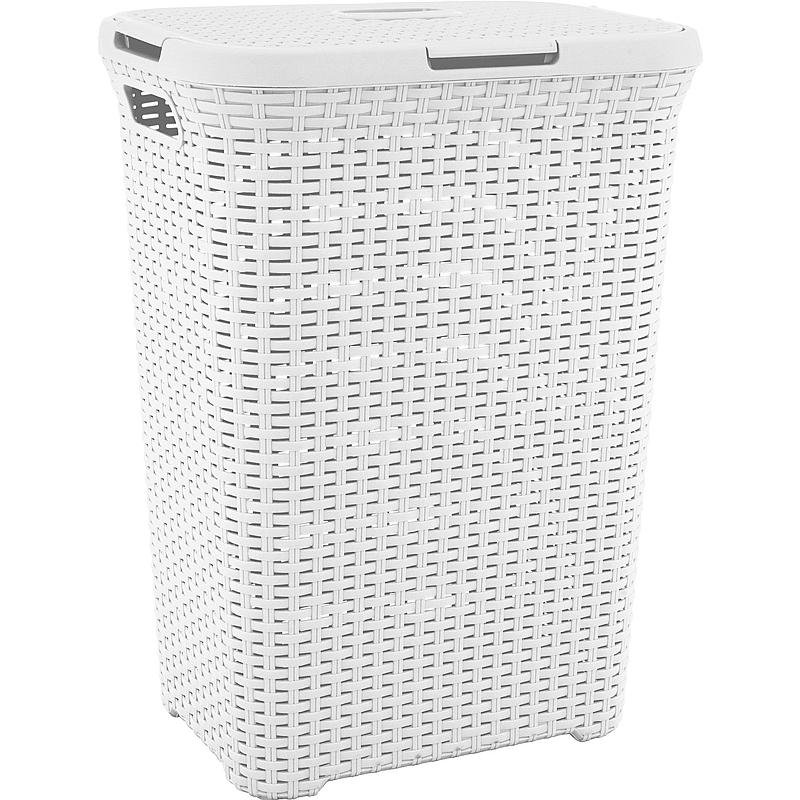 Curver Tøykurv 60 liter, hvit