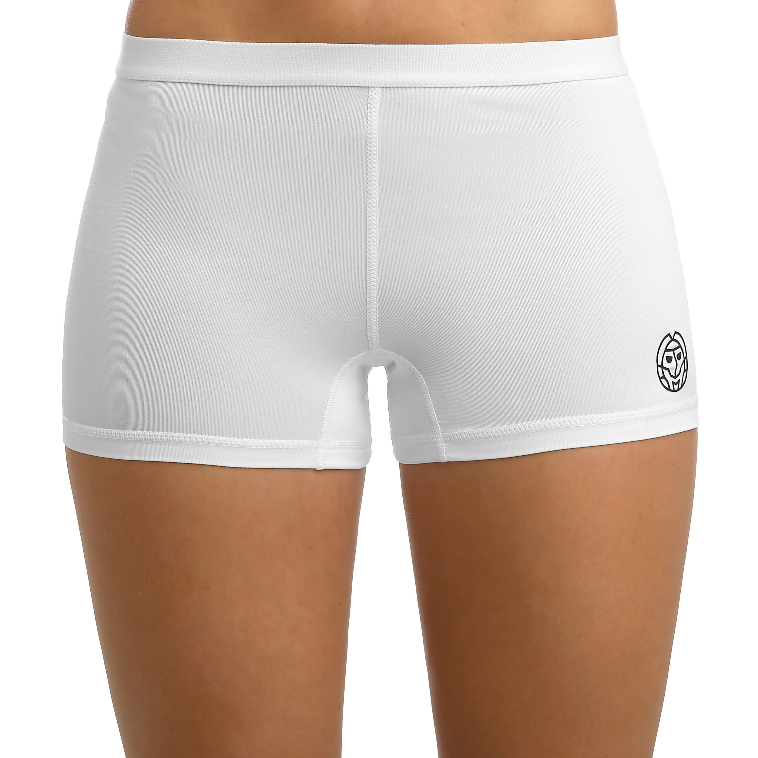 Kiera Tech Ballshort Damen - Weiß, Schwarz