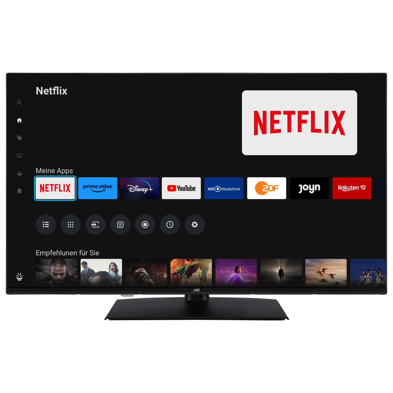 JVC LT-43VF5355 43 Zoll Fernseher / Smart TV (Full HD, HDR, Triple Tuner) 6 Monate HD  inkl.