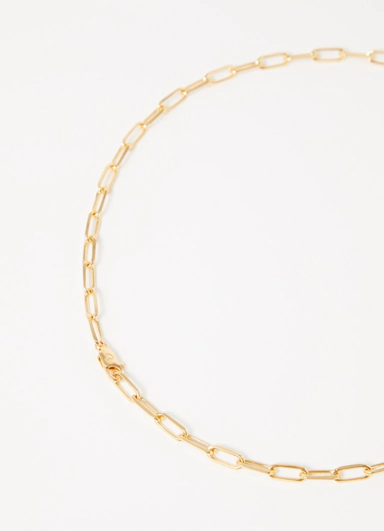 Missoma Paperclip-Halskette, vergoldet