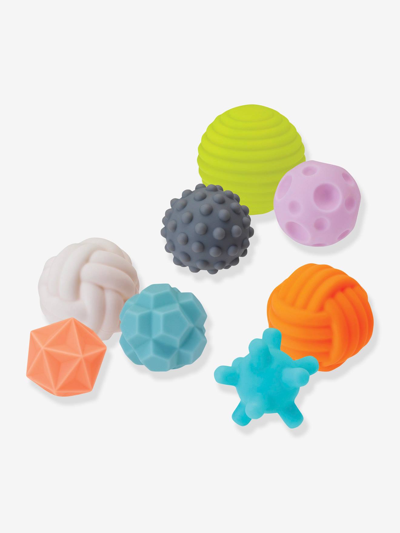8 balles sensorielles INFANTINO multicolore