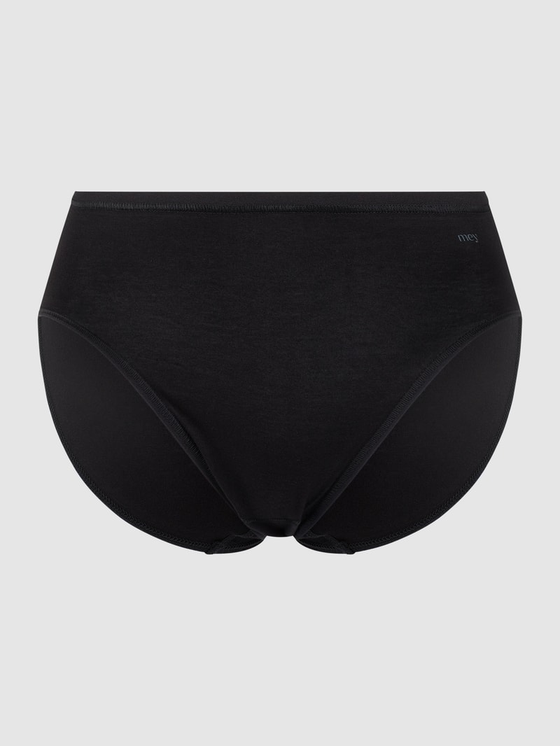 Slip aus Bio-Baumwollmischung Modell 'Organic' in schwarz