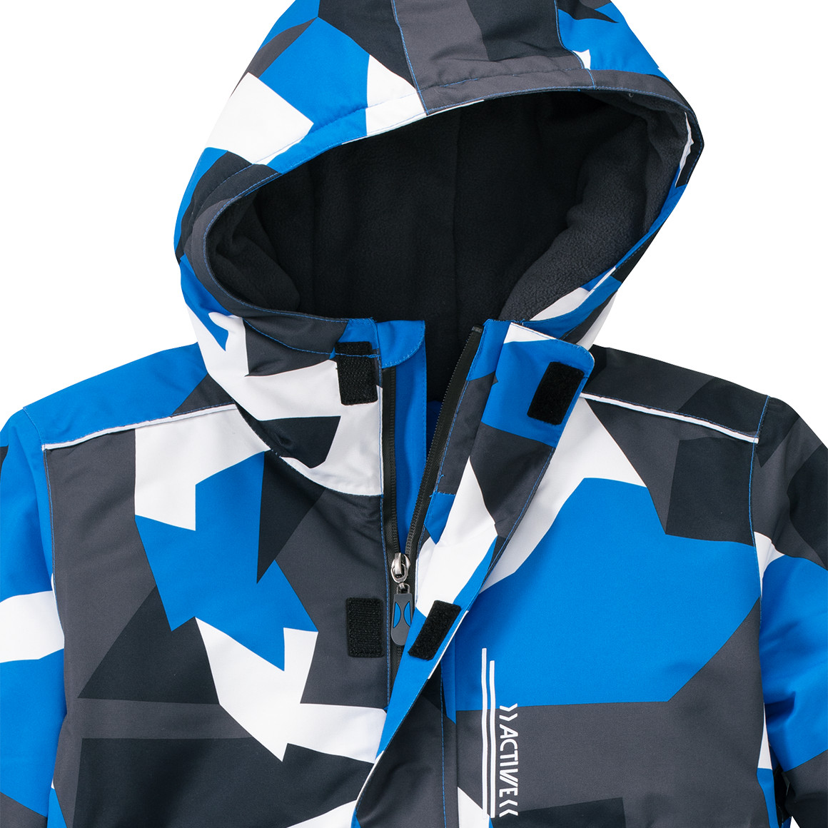 Jungen Schneejacke mit Allover-Print