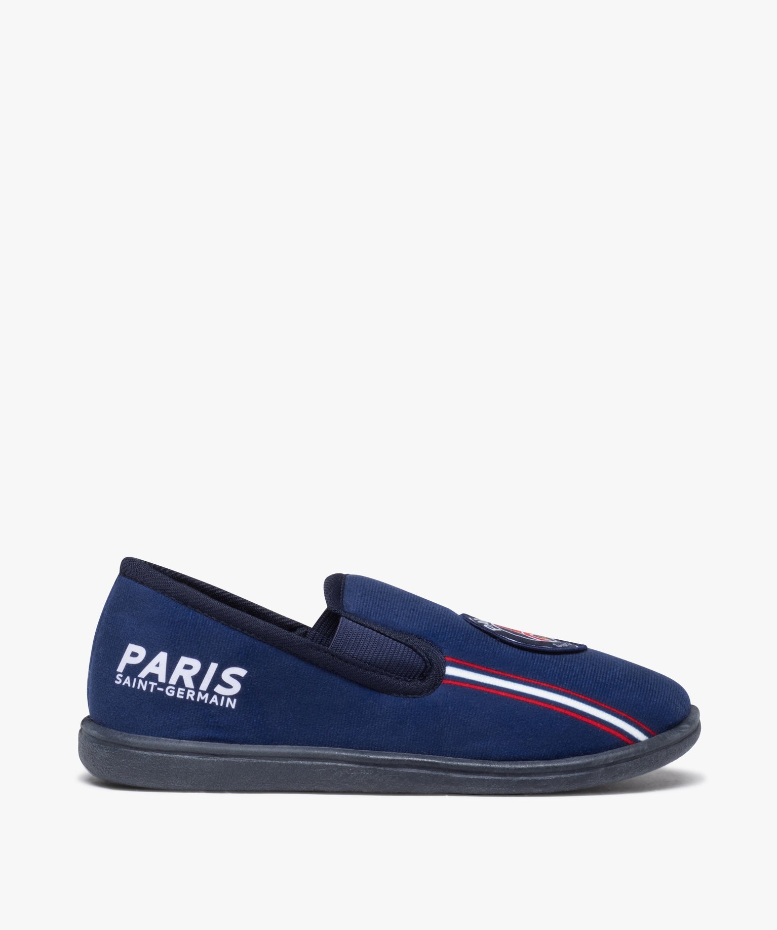 Chaussons Garçon imprimés foot à enfiler - Paris Saint-Ge... bleu | GEMO