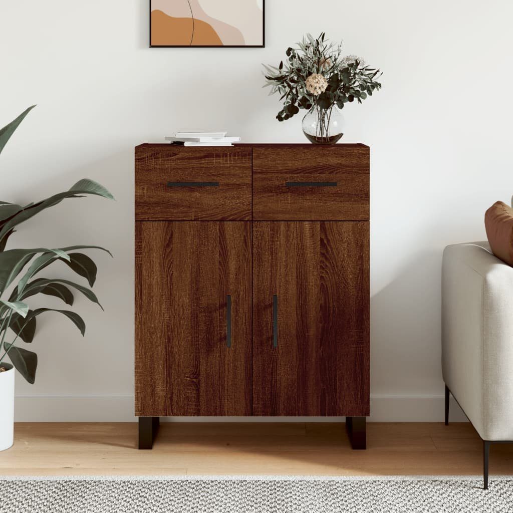 vidaXL Sideboard Sideboard Braun Eichen-Optik 69,5x34x90 cm Holzwerkstoff (1 St)