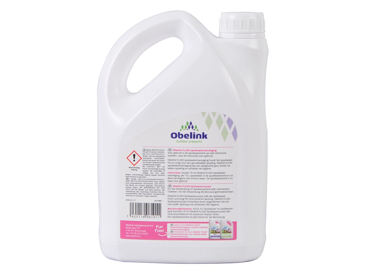 Obelink Blue Toilet Sanitärflüssigkeit und Flush Spülwasserzusatz