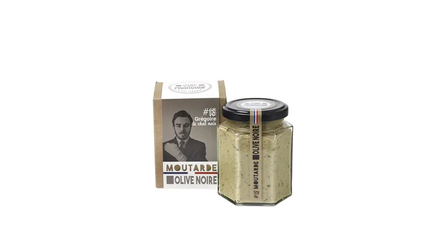 C'est Francais Dijon Senf mit schwarzen Oliven 180 g