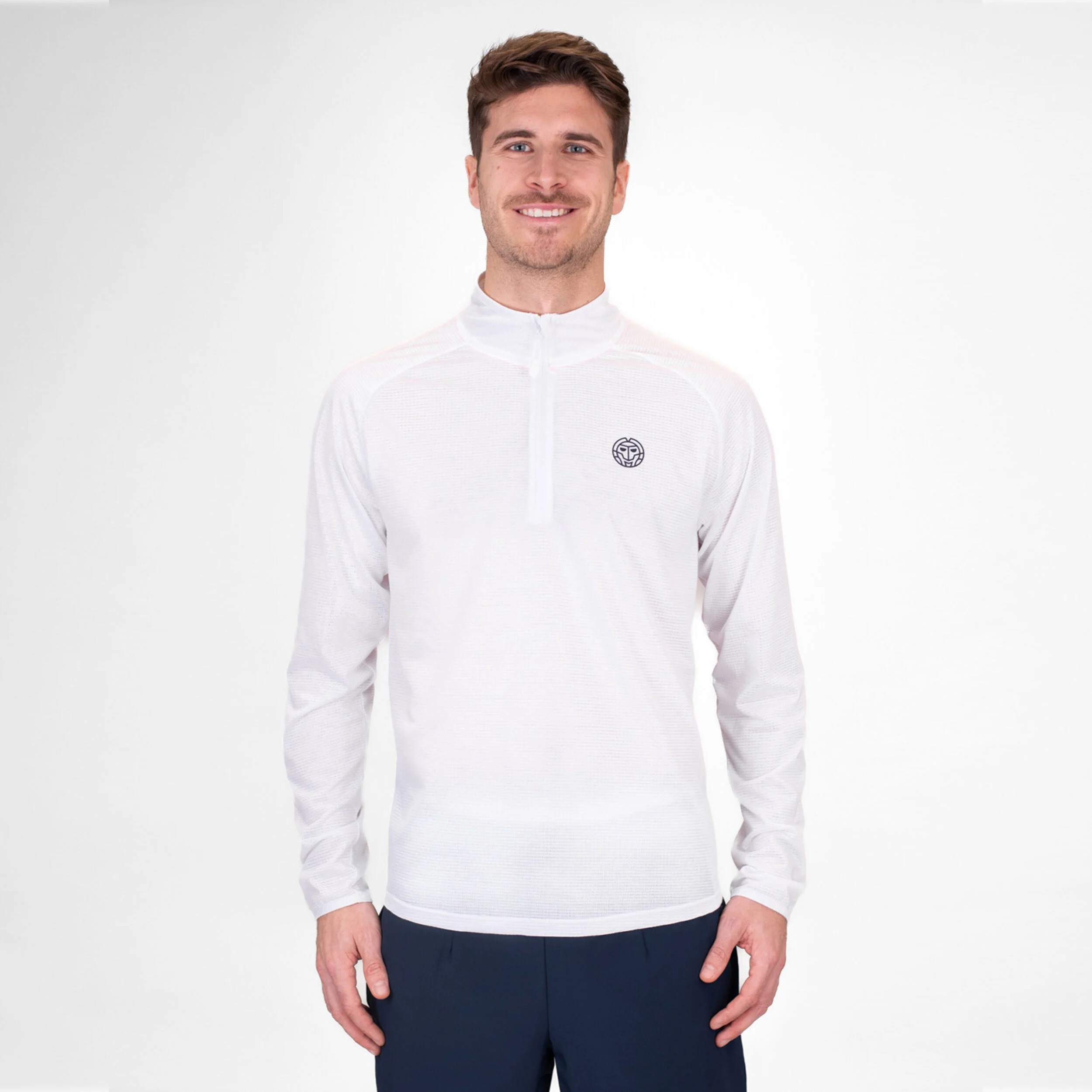 Crew Longsleeve Herren - Weiß
