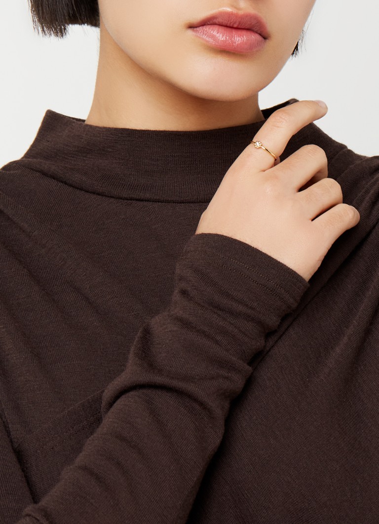 Inel Monsieur Paris Rose din aur galben de 18k