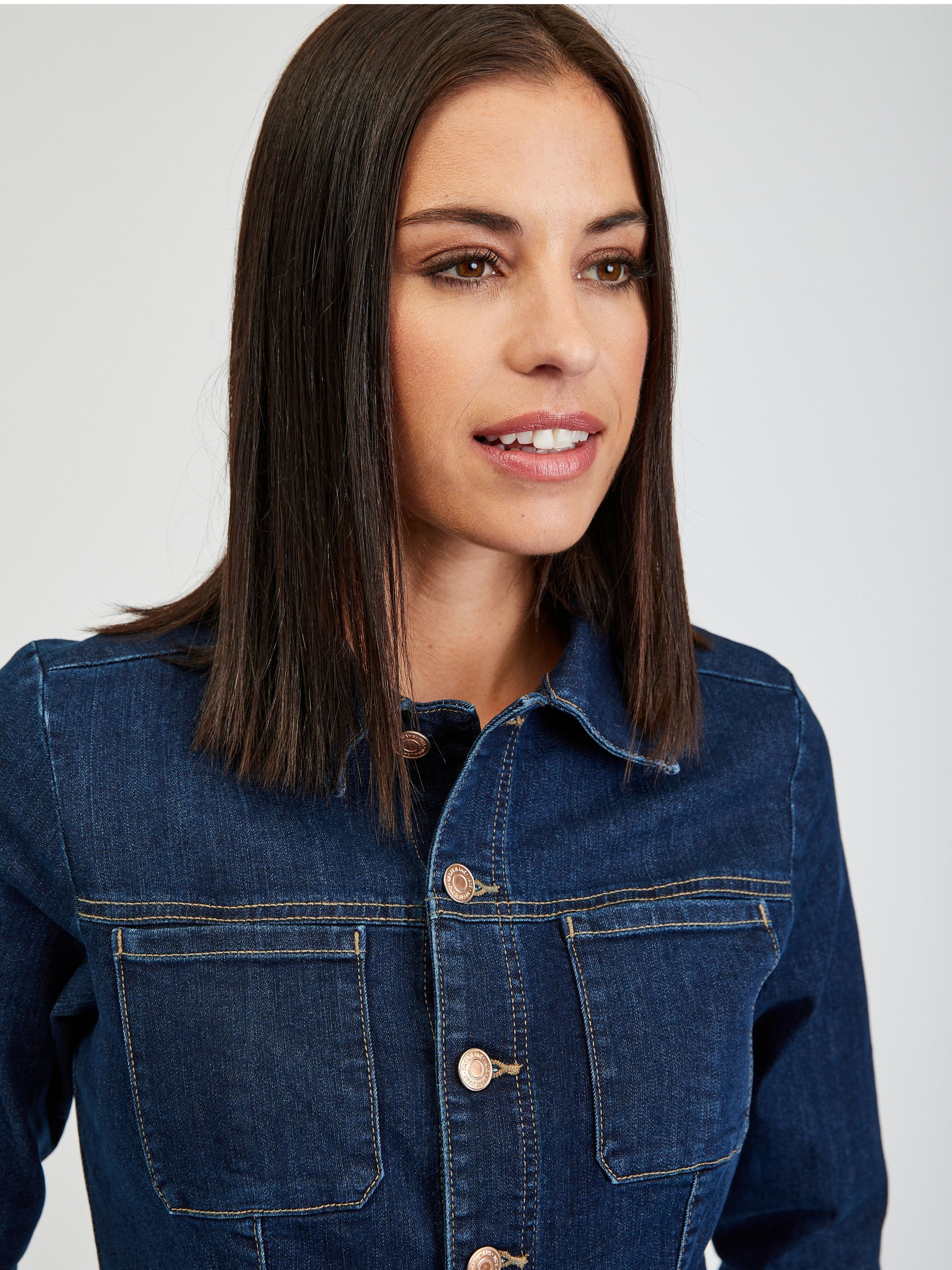 Dunkelblauer Damen-Jeans-Overall ORSAY