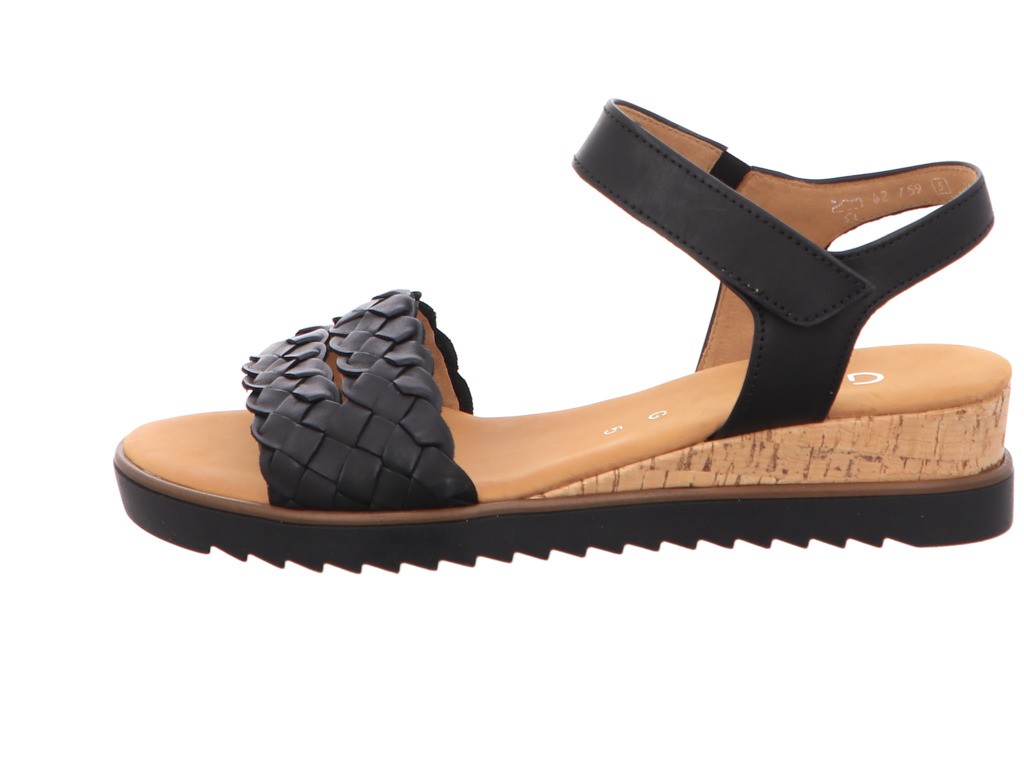 GABOR Klassische Sandalen schwarz