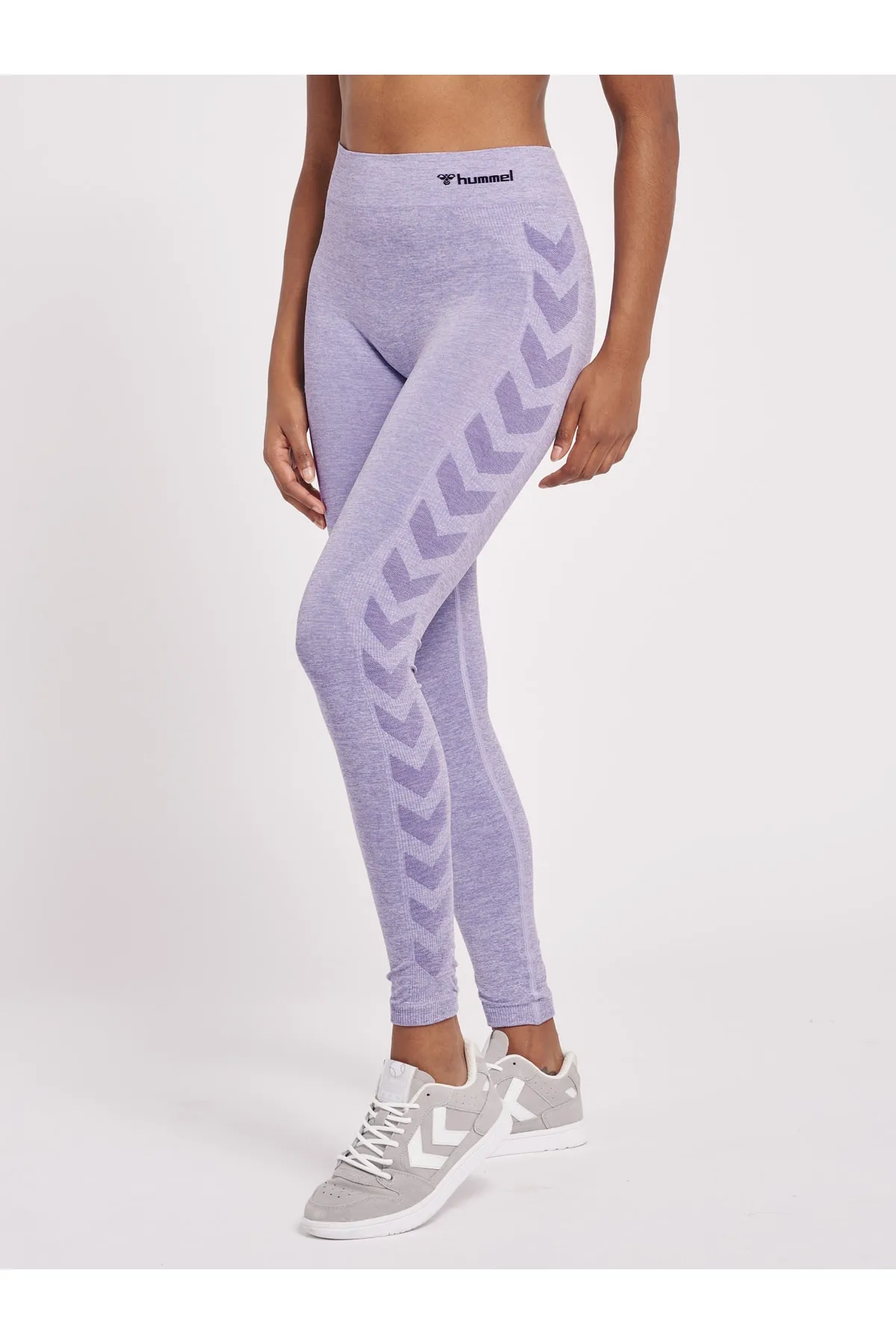 hummel  Sport-Leggings - Lila - Mittlerer Bund