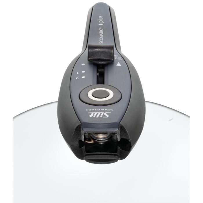 Silit Silargan® Sicomatic t-Plus Schnellkochtopf 6,5 l, Black