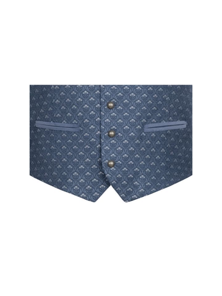 Nübler Trachtengilet Edmund in Blau günstig kaufen