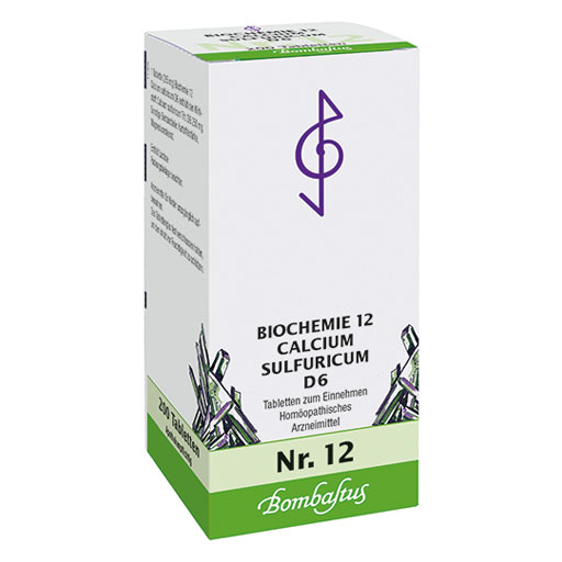 BIOCHEMIE 12 Calcium sulfuricum D 6 Tabletten  500 St  Tabletten