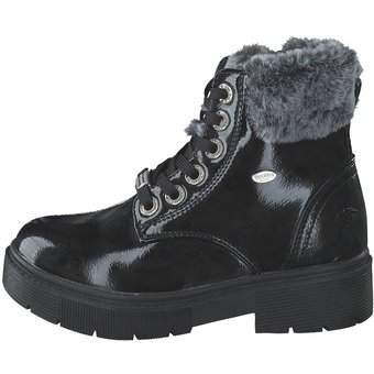 Dockers Schnür Boots in schwarz
