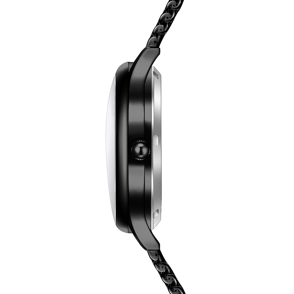 Joh. Rothmann Montre automatique Modern I. en Noir Acier inoxydable en Noir Montre