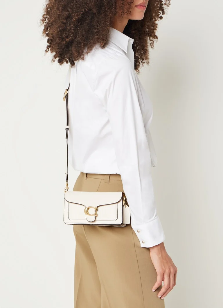 Bolsa de ombro Coach Tabby 20 em couro