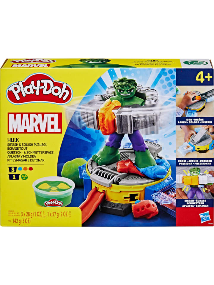 Play Doh Kneteset Hulk Smash and Squish, ab 4 Jahre günstig kaufen onesize