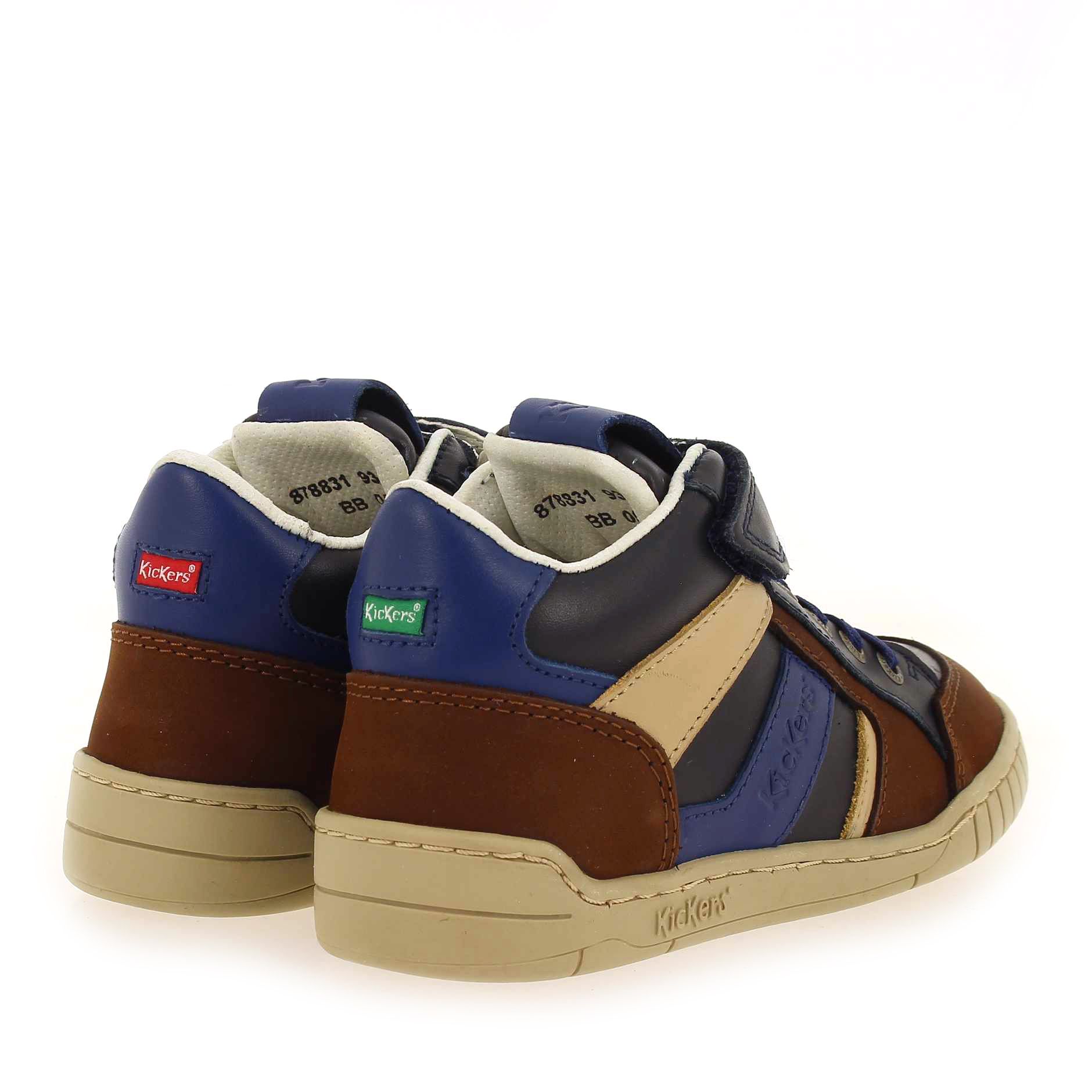 Kickers  WINCKY CDT H22 - Marine Marron