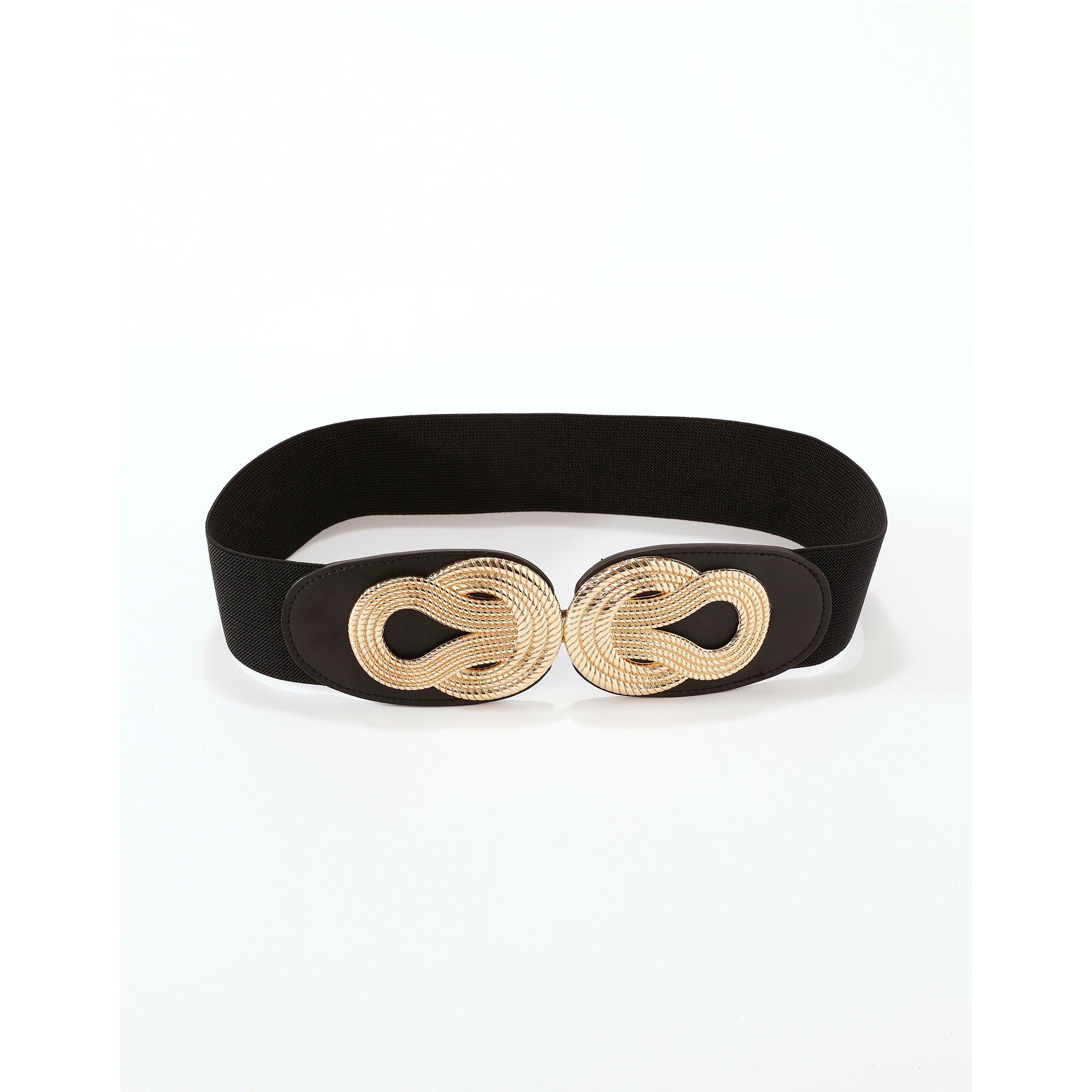 Ceinture élastiquée double boucle