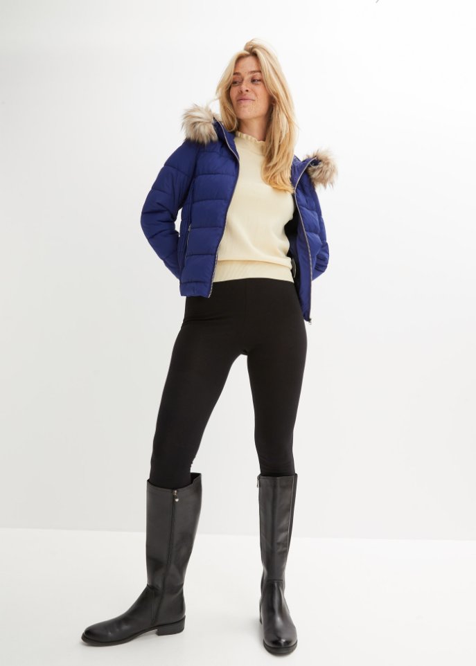 Leichte Steppjacke aus recycelt Polyester