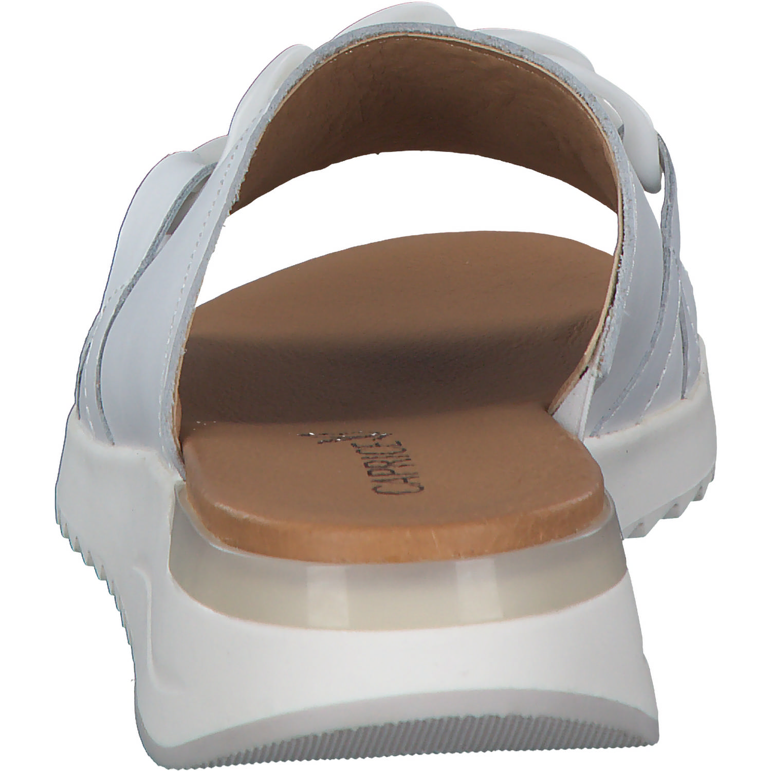 Caprice 27206, Plateau-Pantoletten, Damen, WHITE NAPPA
