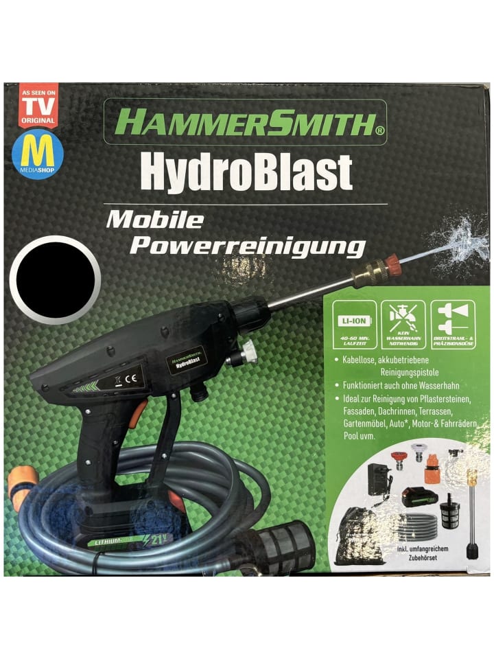 Hammersmith Druckreiniger HydroBlast in Schwarz günstig kaufen onesize