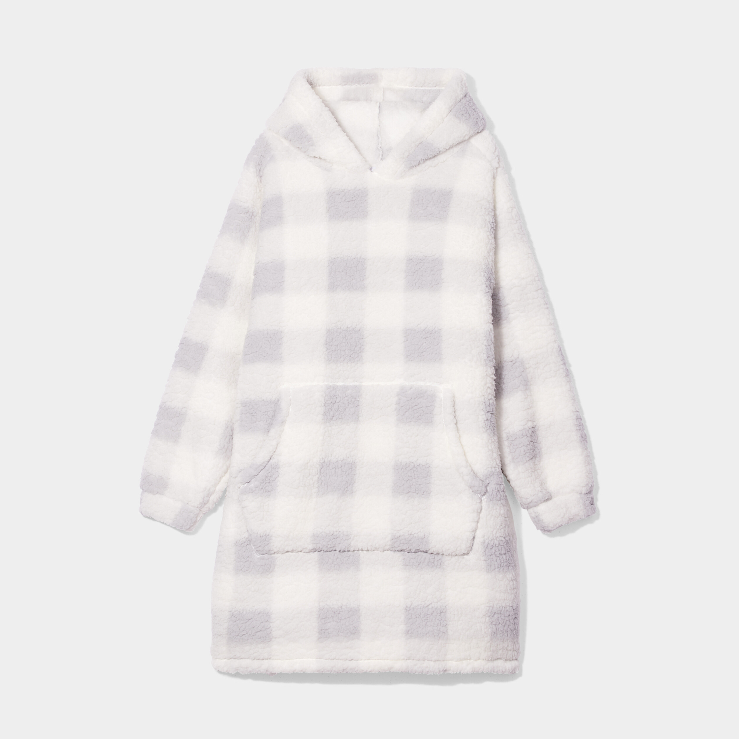 Haut de pyjama sweat long pilou ecru femme | La Halle