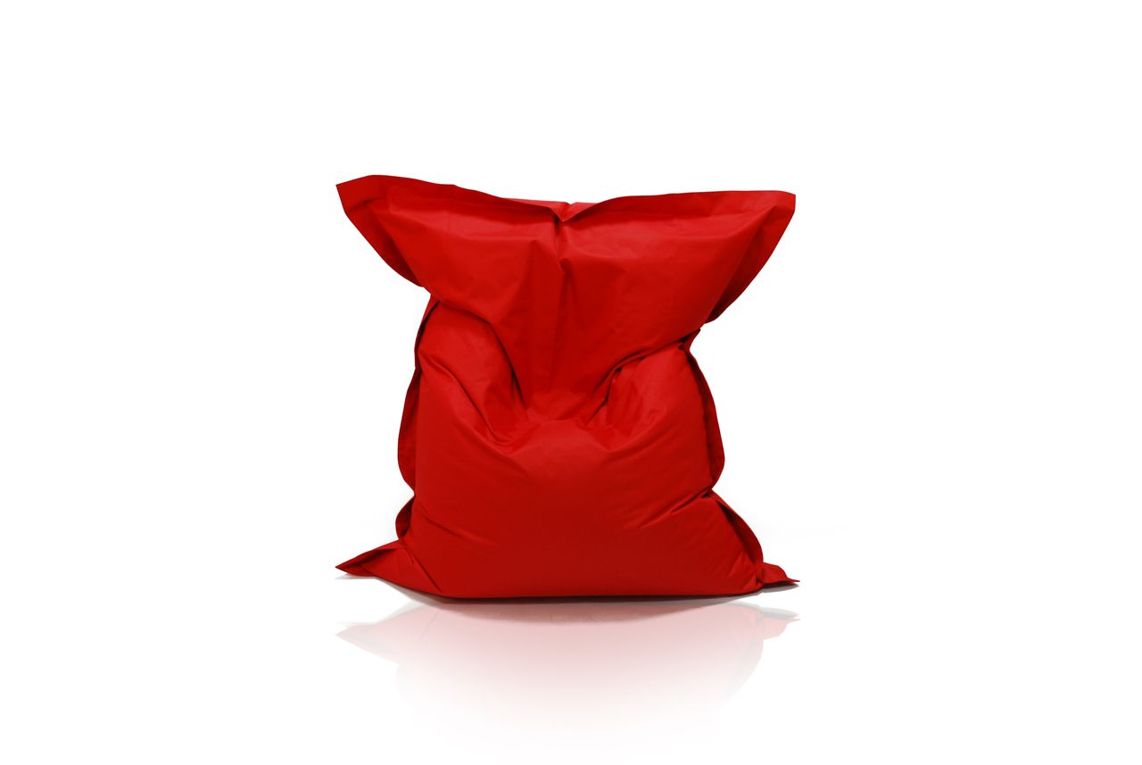 Kinzler Outdoorfähiger Riesensitzsack ca. 140 x 180 cm, Farbe rot