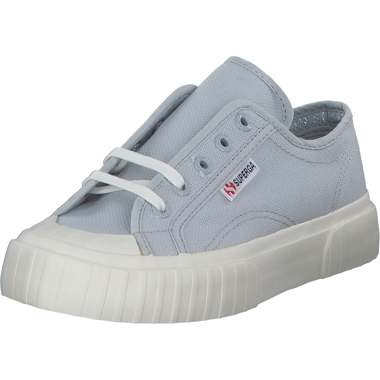 Superga 2630 Stripe S00GRT0, Sneakers Low, Damen, grey lilla favorio