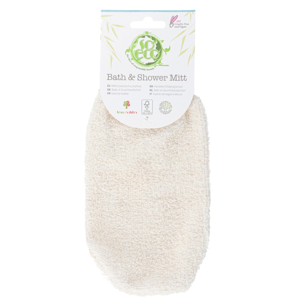 so eco Gant de Bain Naturel Accessoire bain