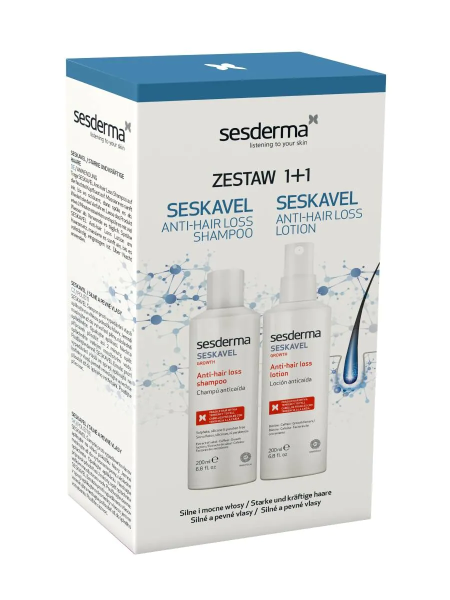 Sesederma Seskavel set (šampon + emulzija)