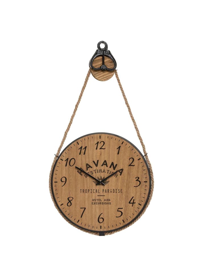 Atmosphera Créateur d'intérieur Wanduhr in braun günstig kaufen onesize