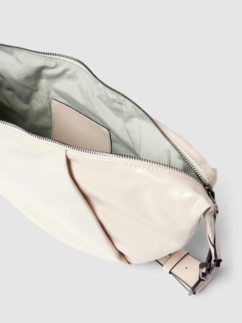Hobo Bag mit abnehmbarem Schulterriemen in ecru