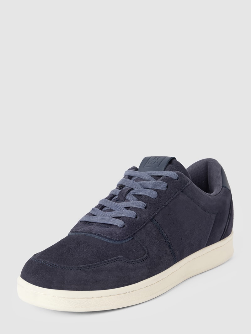 Sneaker mit Schnürverschluss in marineblau