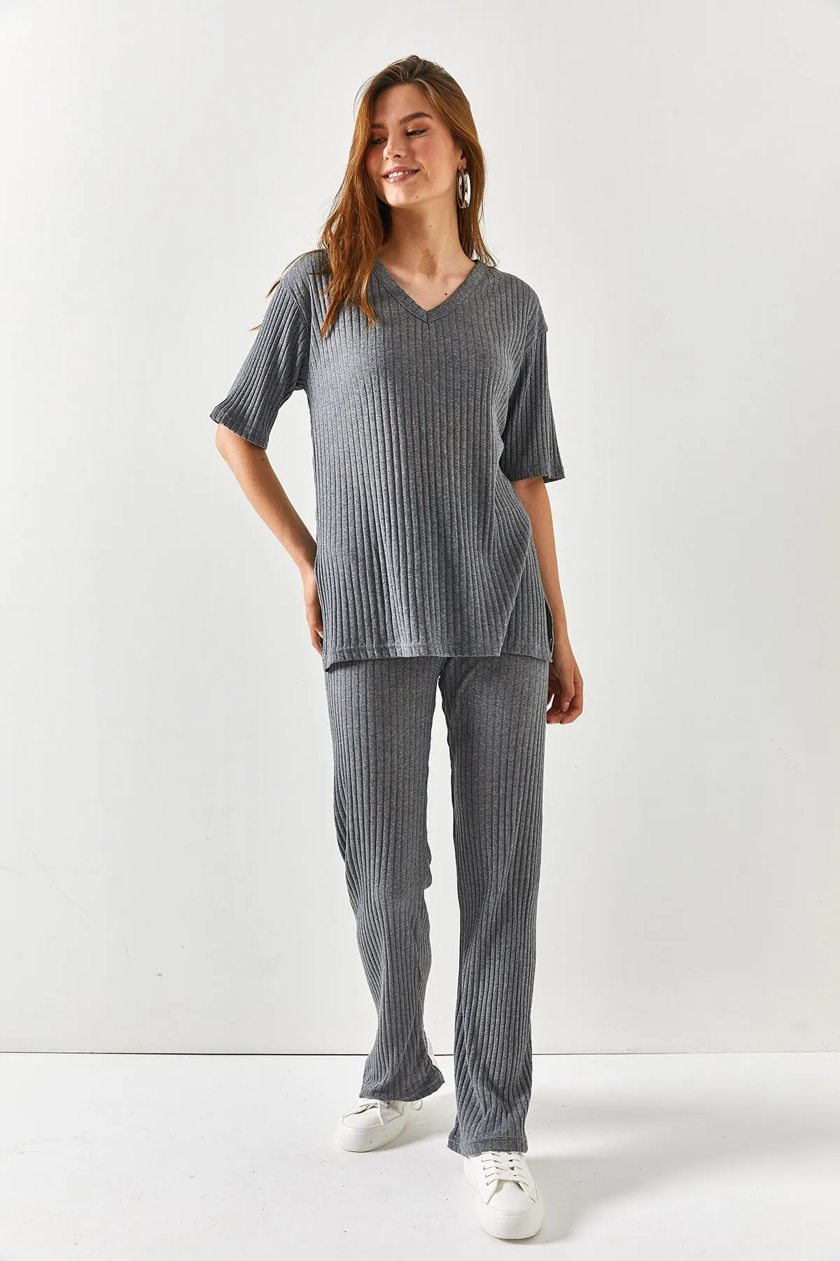Olalook  Zweiteiler - Grau - Regular Fit