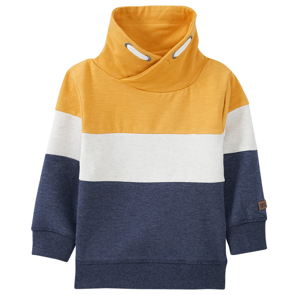 Baby Sweatshirt mit Schalkragen