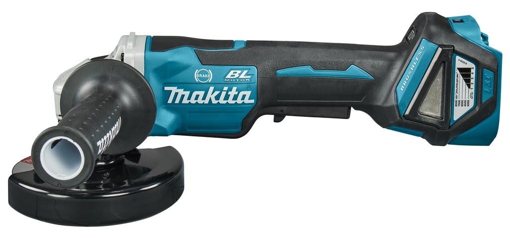 Meuleuse d'angle Makita DGA517ZJ 18V 125 mm avec frein, sans batterie ni chargeur, en boîte MBox.