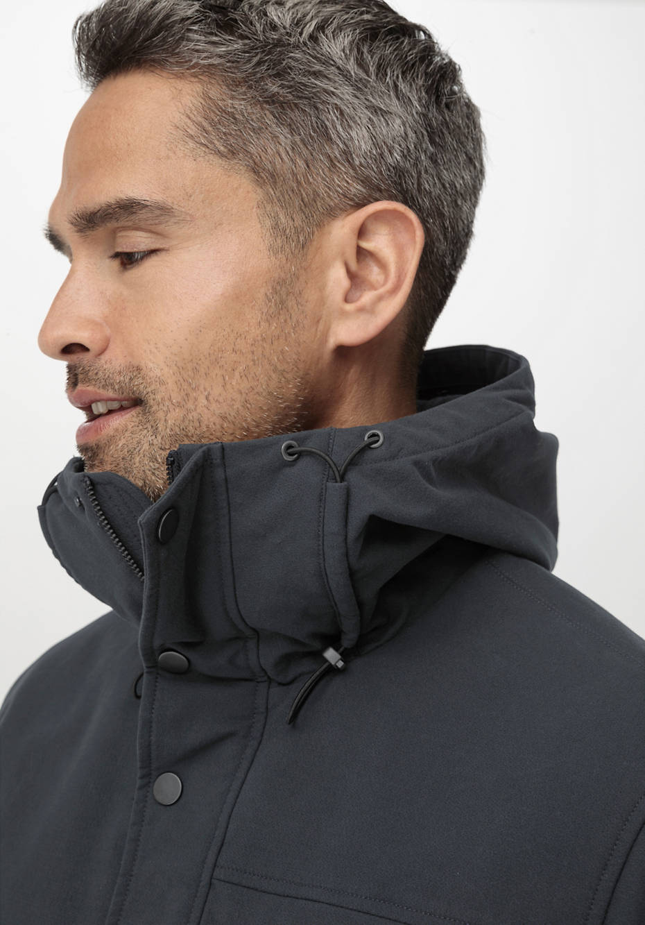 Softshell Parka aus Bio-Baumwolle