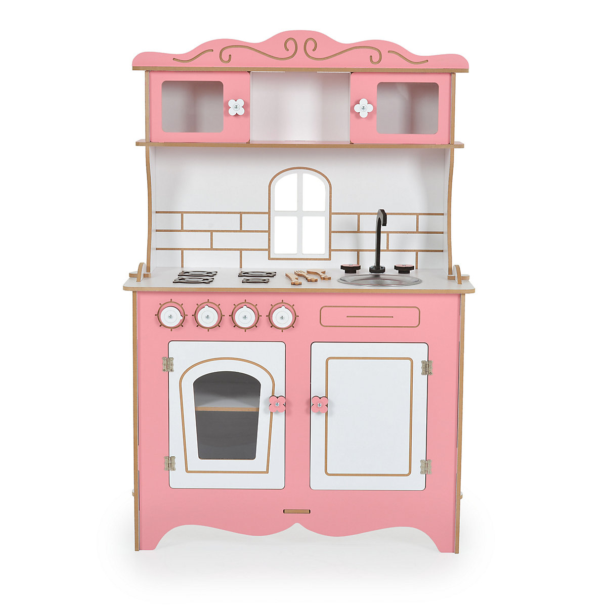 Kinder-Holzküche Rosey CG39, Herd, Backofen Spielküchen