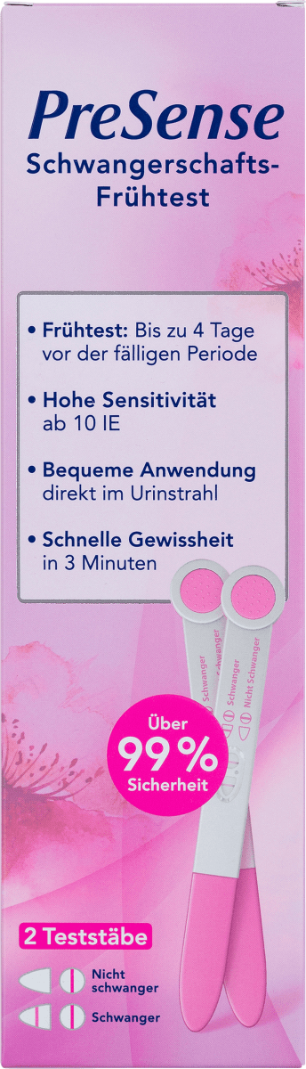 Schwangerschaftsfrühtest, 2 St